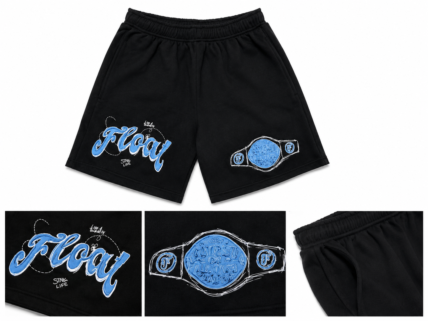 FLOAT COTTON FLEECE SHORTS