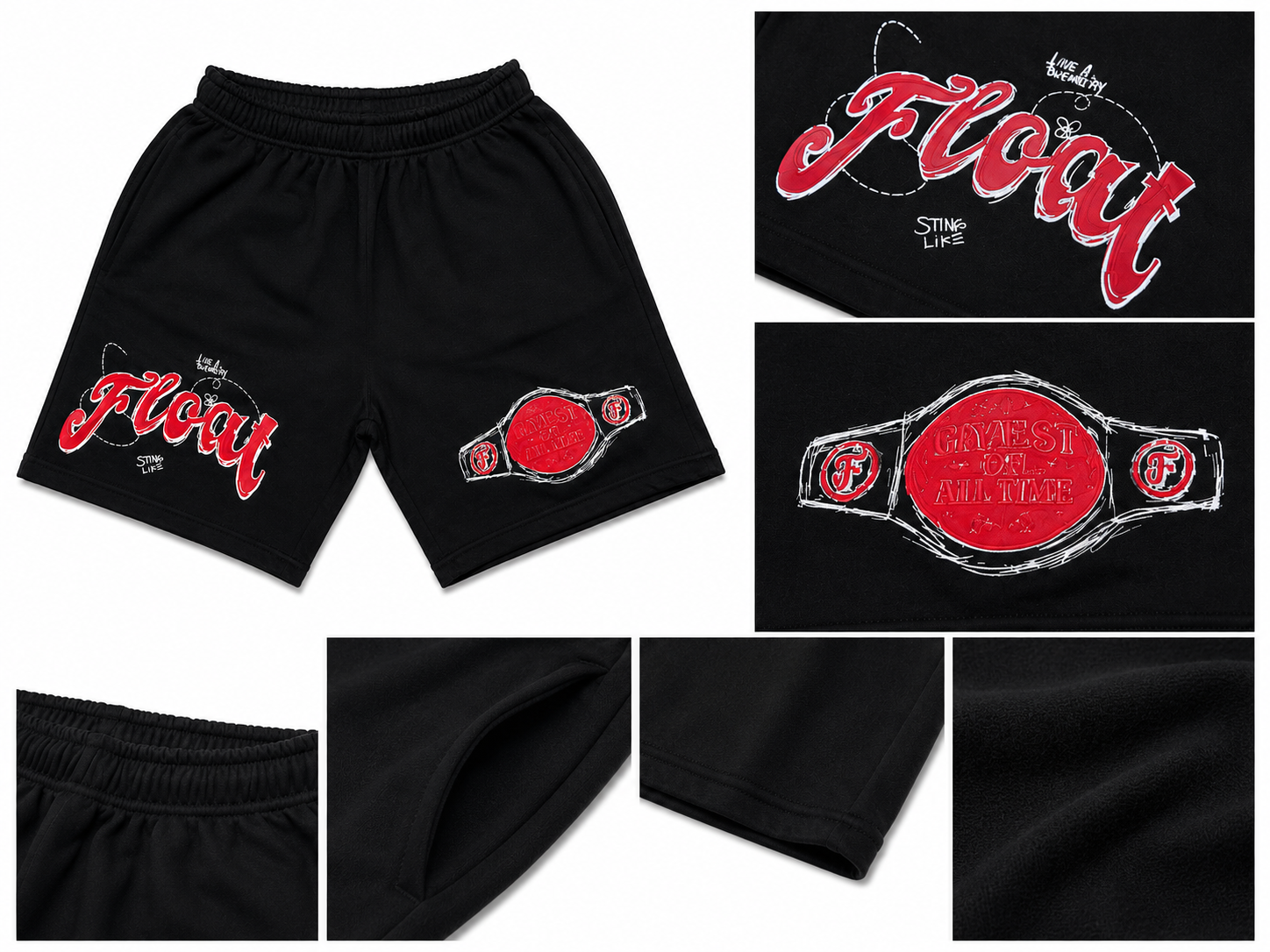 FLOAT COTTON FLEECE SHORTS